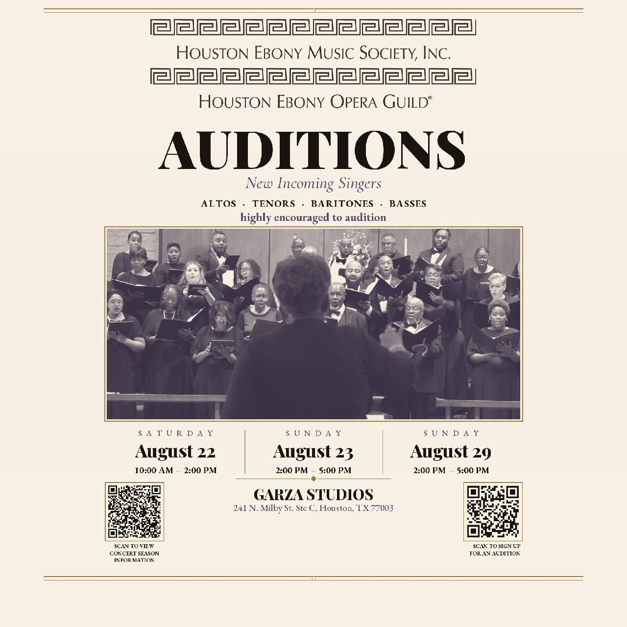 Your Voice. Our Legacy. Join the HEOG Chorus.